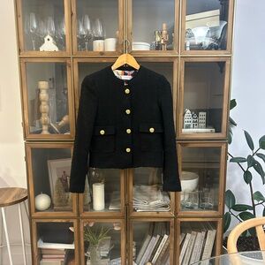 Zara Black Tweed Blazer